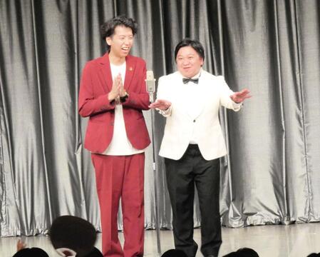 　優勝後初の舞台に臨んだニッポンの社長