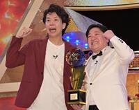 　初代王者のニッポンの社長（撮影・持木克友）