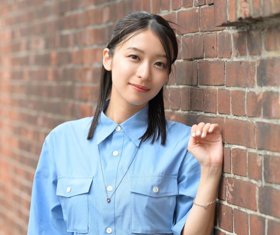 　朝ドラ「あんぱん」で主人公の同僚・小田琴子役で注目を集める鳴海唯（撮影・伊藤笙子）