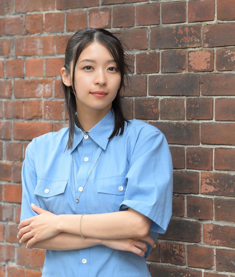 　朝ドラ「あんぱん」で主人公の同僚・小田琴子役で注目を集める鳴海唯（撮影・伊藤笙子）