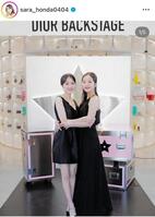 　本田紗来のインスタグラム＠ｓａｒａ＿ｈｏｎｄａ０４０４より 