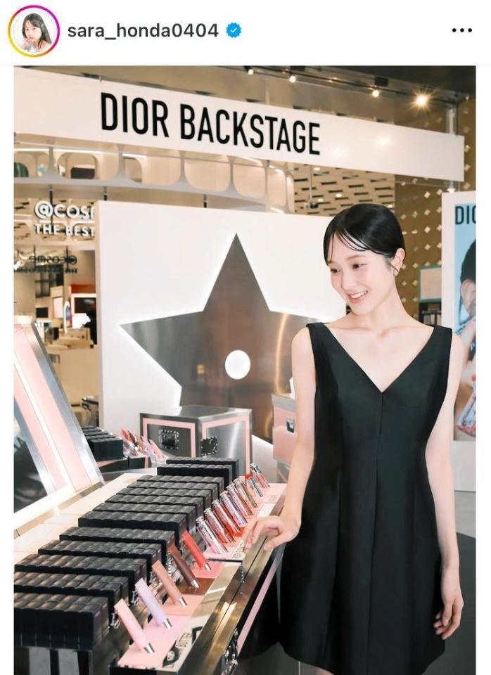 　本田紗来のインスタグラム＠ｓａｒａ＿ｈｏｎｄａ０４０４より 