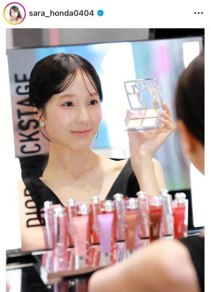 　本田紗来のインスタグラム＠ｓａｒａ＿ｈｏｎｄａ０４０４より 