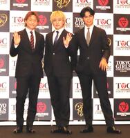 　ＧＥＮＥＲＡＴＩＯＮＳの（左から）小森隼、白濱亜嵐、片寄涼太