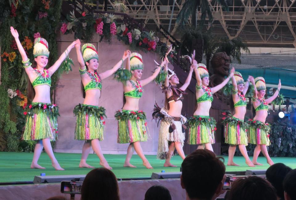 フラガールのショー