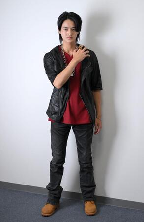 　「ナンバーワン戦隊ゴジュウジャー」でゴジュウウルフ／遠野吠役を演じ、注目を集める冬野心央（撮影・伊藤笙子）