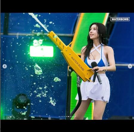 　韓国音楽フェス「ＷＡＴＥＲＢＯＭＢ」の公式インスタグラム＠ｗａｔｅｒｂｏｍｂ＿ｏｆｆｉｃｉａｌより　２０２４年ソウル公演出演時のクォン・ウンビ