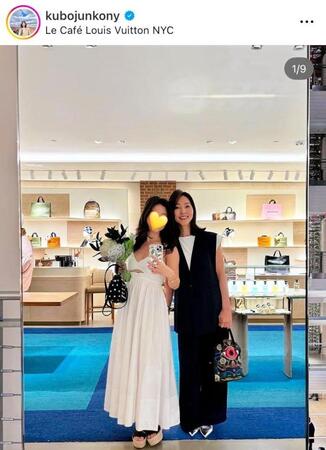 　久保純子のインスタグラム＠ｋｕｂｏｊｕｎｋｏｎｙより 