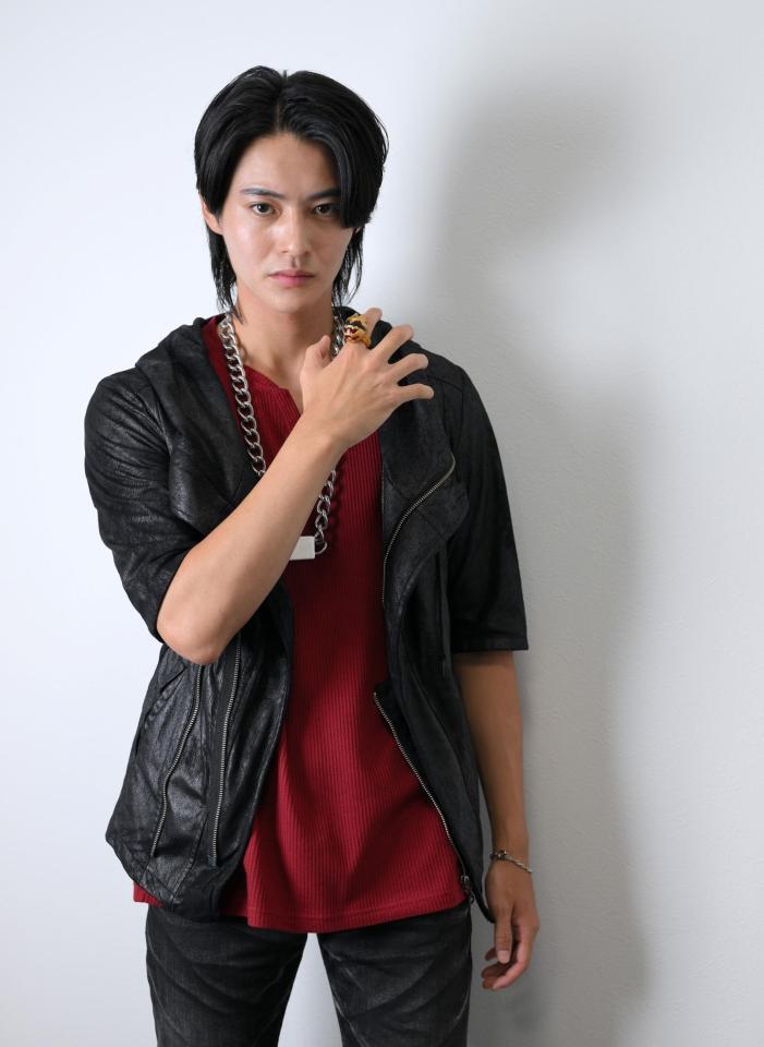 　「ナンバーワン戦隊ゴジュウジャー」でゴジュウウルフ／遠野吠役を演じ、注目を集める冬野心央（撮影・伊藤笙子）