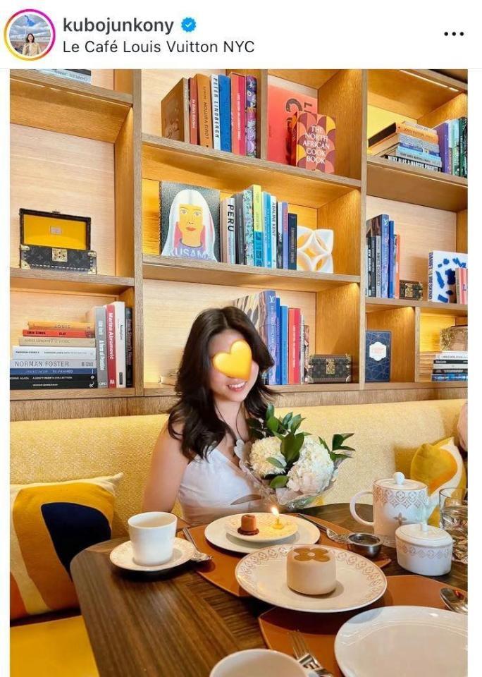 　久保純子のインスタグラム＠ｋｕｂｏｊｕｎｋｏｎｙより 