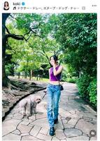 　６月２６日付のＫｏｋｉ，のインスタグラム＠ｋｏｋｉより 