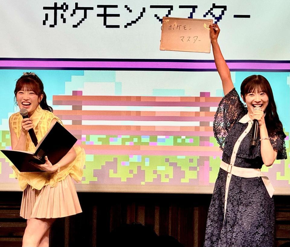 　武藤小麟（左）のファンイベントに駆けつけた姉・武藤十夢