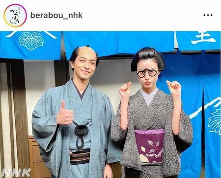 お口巾着がかわい過ぎる！大河ドラマ「べらぼう～蔦重栄華乃夢噺～」のインスタグラム＠ｂｅｒａｂｏｕ＿ｎｈｋより