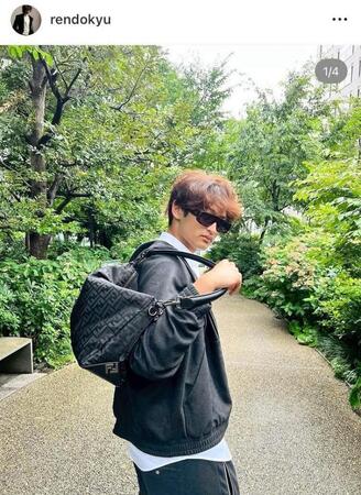 　道休蓮のインスタグラム＠ｒｅｎｄｏｋｙｕ（７月１８日付）より