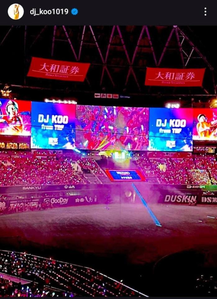 　ＤＪ　ＫＯＯのインスタグラムから＠ｄｊ＿ｋｏｏ１０１９