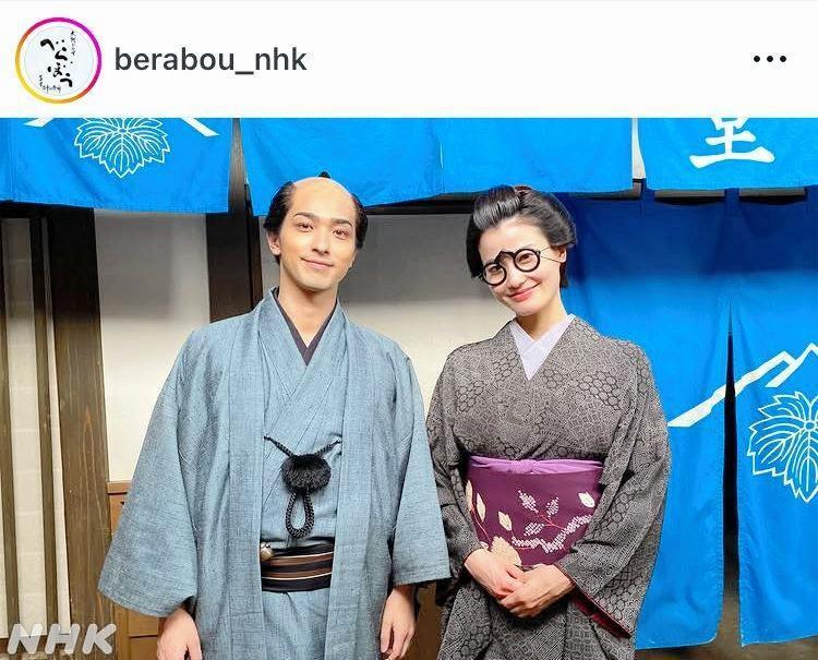 大河ドラマ「べらぼう～蔦重栄華乃夢噺～」のインスタグラム＠ｂｅｒａｂｏｕ＿ｎｈｋより