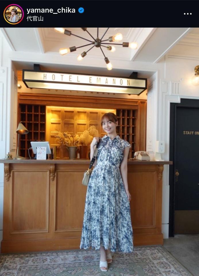 　山根千佳インスタグラム（ｙａｍａｎｅ＿ｃｈｉｋａ）より