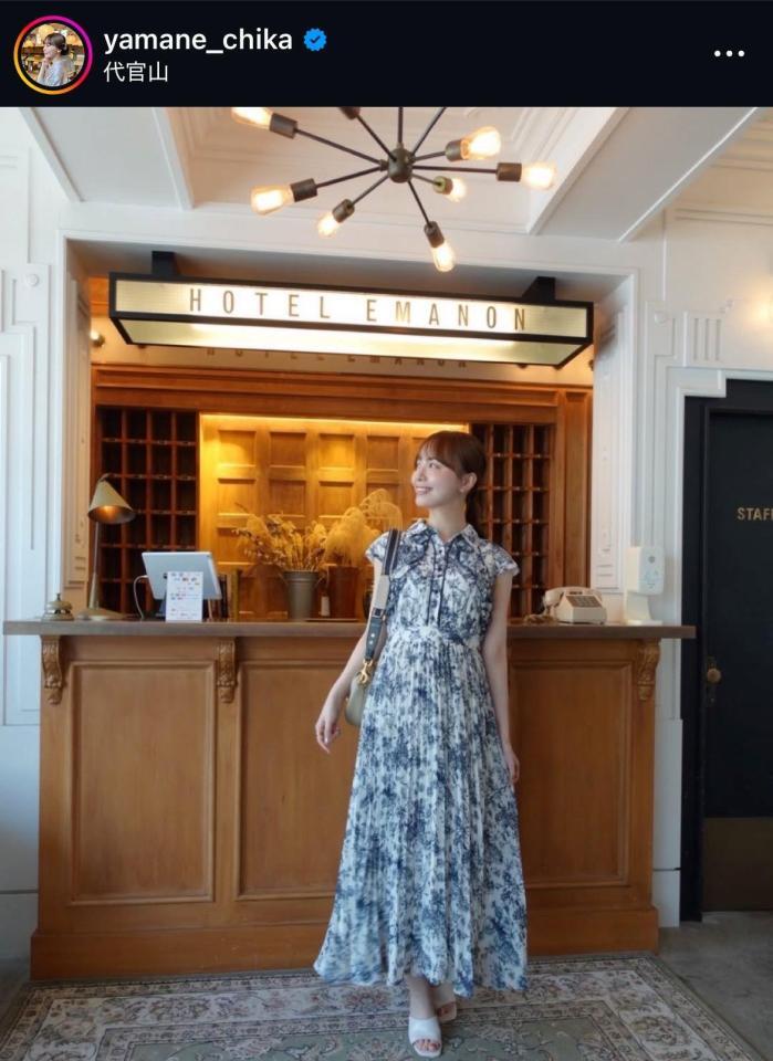 　山根千佳インスタグラム（ｙａｍａｎｅ＿ｃｈｉｋａ）より