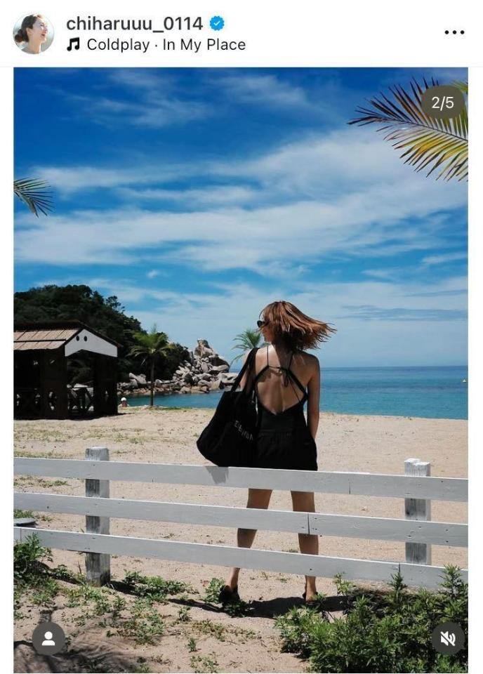 　新山千春のインスタグラム＠ｃｈｉｈａｒｕｕｕ＿０１１４より