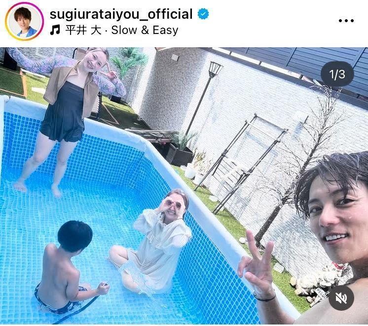 　２４年７月５日付の杉浦太陽のインスタグラム＠ｓｕｇｉｕｒａｔａｉｙｏｕ＿ｏｆｆｉｃｉａｌより 