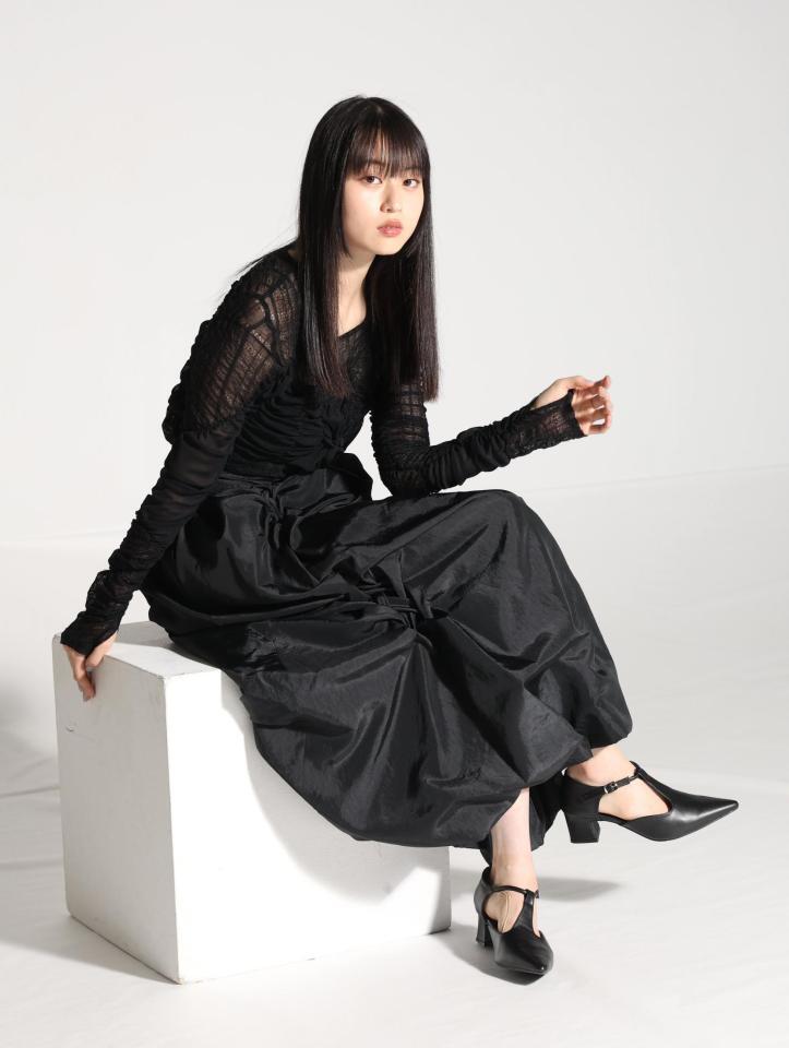 　映画「長崎－閃光の影で－」に出演する菊池日菜子（撮影・佐々木彰尚）