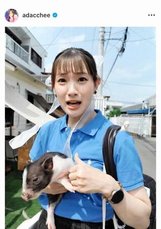 　足立梨花のインスタグラム＠ａｄａｃｃｈｅｅから