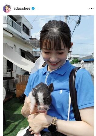 　足立梨花のインスタグラム＠ａｄａｃｃｈｅｅから