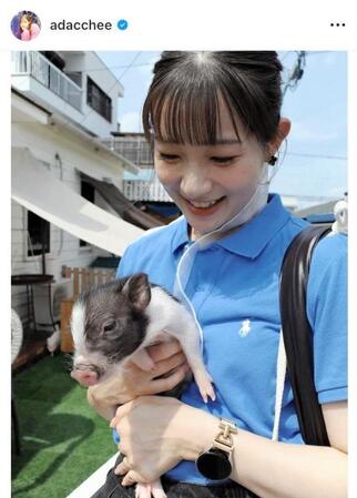 　足立梨花のインスタグラム＠ａｄａｃｃｈｅｅから