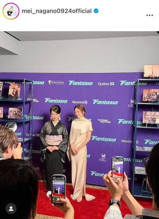映画祭のオフショット！永野芽郁のインスタグラム＠ｍｅｉ＿ｎａｇａｎｏ０９２４ｏｆｆｉｃｉａｌより