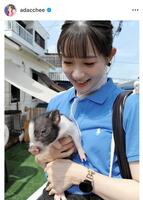 　足立梨花のインスタグラム＠ａｄａｃｃｈｅｅから