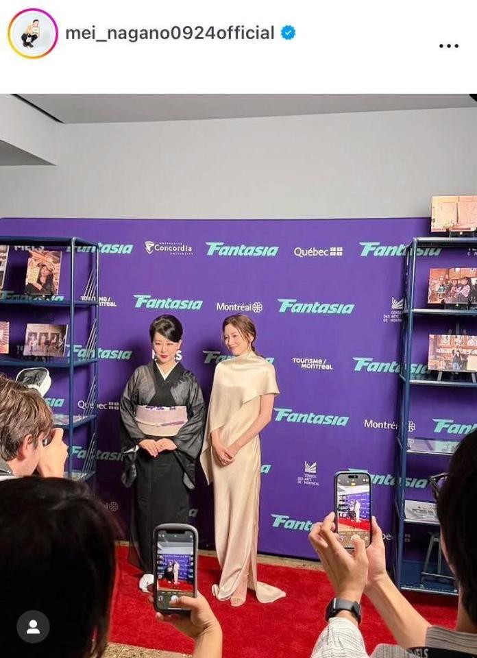 映画祭のオフショット！永野芽郁のインスタグラム＠ｍｅｉ＿ｎａｇａｎｏ０９２４ｏｆｆｉｃｉａｌより