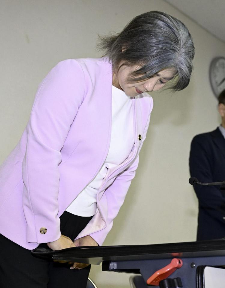 　田久保真紀・伊東市長（提供・共同通信社）