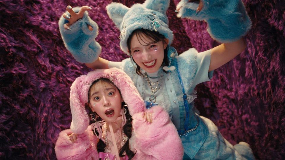 　「ポケコロツイン」新ＣＭに出演した坂井仁香（左）と菅田愛貴