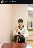 　原菜乃華のインスタグラム＠ｎａｎｏｋａ＿ｈａｒａ＿ｏｆｆｉｃｉａｌから