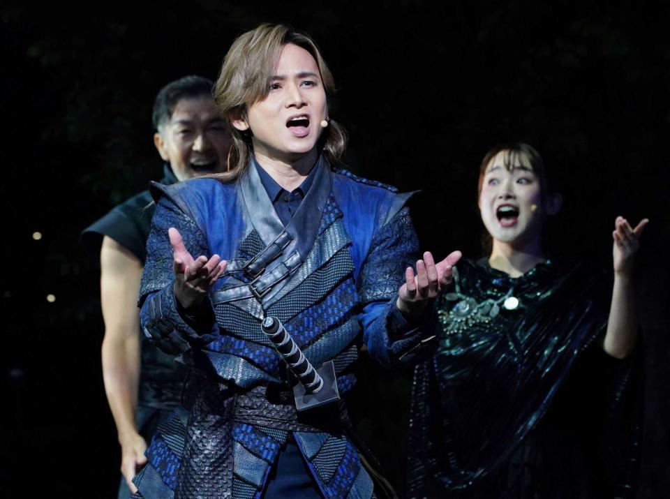 　ミュージカル「『ナイツ・テイル－騎士物語－』ＡＲＥＮＡ　ＬＩＶＥ」のゲネプロに登場した堂本光一