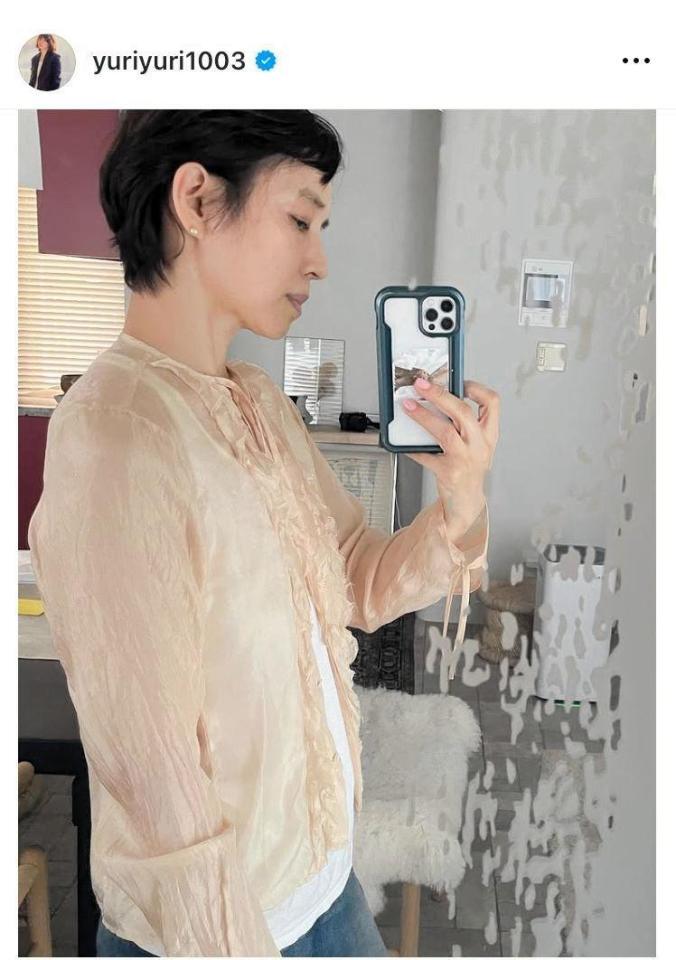 ショート激変の石田ゆり子インスタグラム＠ｙｕｒｉｙｕｒｉ１００３より