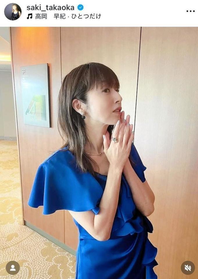 　イベントのオフショット。８月１日付の高岡早紀のインスタグラム＠ｓａｋｉ＿ｔａｋａｏｋａより