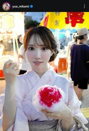 　三上悠亜インスタグラム＠ｙｕａ＿ｍｉｋａｍｉから