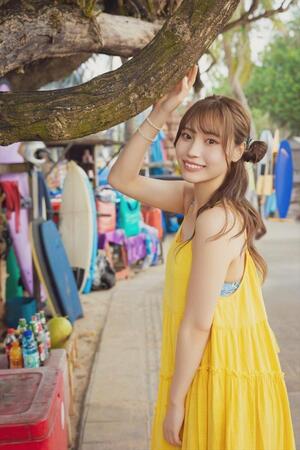 　元ＮＧＴ４８の川越紗彩１ｓｔ写真集「なんとかなるなる」　ⒸＫＡＤＯＫＡＷＡ　ＰＨＯＴＯ／田中智久　