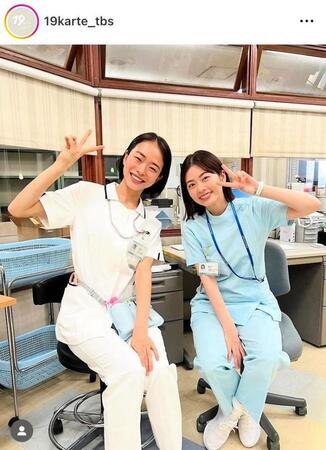 　「１９番目のカルテ」の公式インスタグラム＠１９ｋａｒｔｅ＿ｔｂｓより