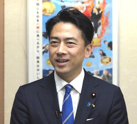 　対談した小泉進次郎農林水産大臣