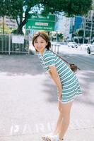 　富田鈴花の初写真集「鈴花サーキット」内カット（撮影／峠雄三、発売／光文社）