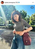 　長谷川京子のインスタグラム＠ｋｙｏｋｏ．ｈａｓｅｇａｗａ．７２２（８月４日付）より