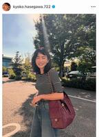 　長谷川京子のインスタグラム＠ｋｙｏｋｏ．ｈａｓｅｇａｗａ．７２２（８月４日付）より