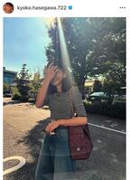 　長谷川京子のインスタグラム＠ｋｙｏｋｏ．ｈａｓｅｇａｗａ．７２２（８月４日付）より