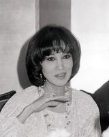 　映画「鹿鳴館」の試写会で取材に応じる浅丘ルリ子＝新阪急ホテル、１９８６年撮影