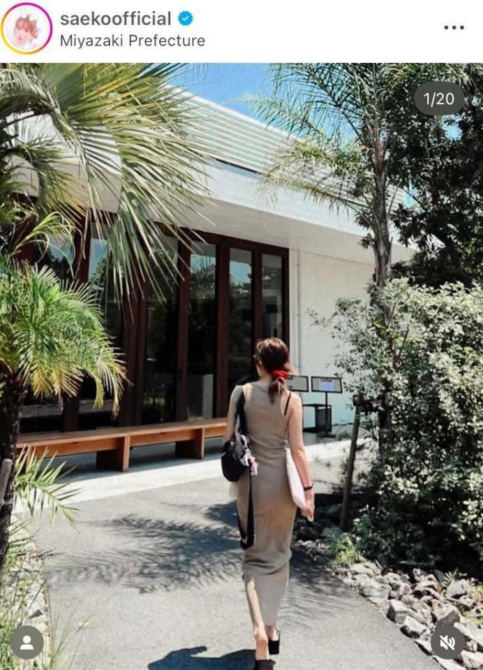 紗栄子のインスタグラム＠ｓａｅｋｏｏｆｆｉｃｉａｌより 
