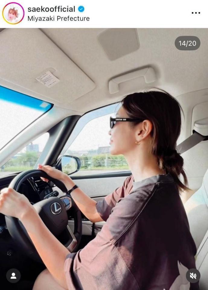 紗栄子のインスタグラム＠ｓａｅｋｏｏｆｆｉｃｉａｌより 