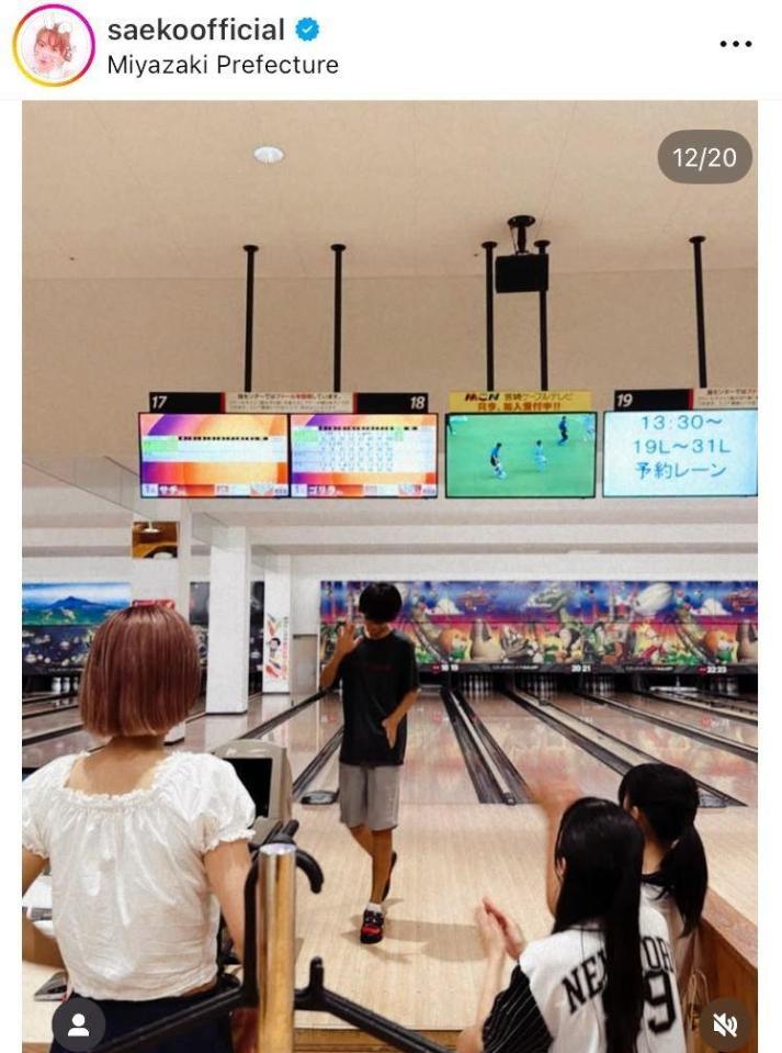 　４日の紗栄子のインスタグラム＠ｓａｅｋｏｏｆｆｉｃｉａｌより