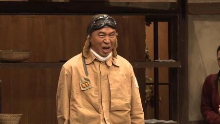 　舞台「Ｍｏｔｈｅｒ～特攻の母　鳥濱トメ物語～」で特攻隊を熱演するワッキー